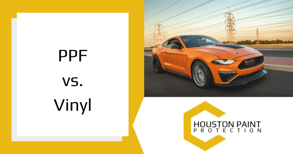 PPF vs. Vinyl Paint Protection Houston